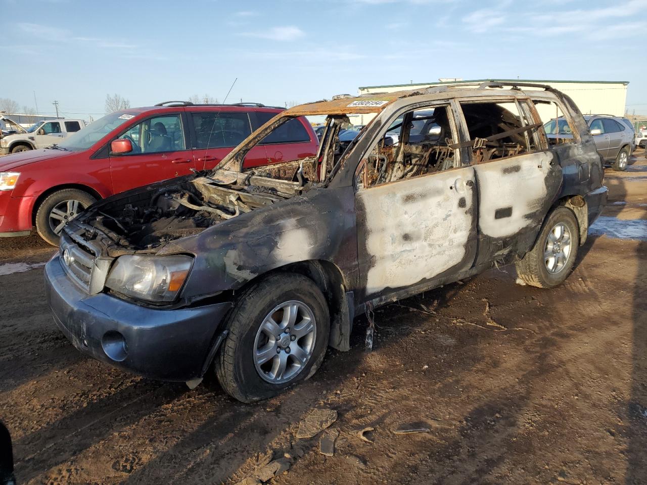 2005 Toyota Highlander Limited na sprzedaż w Rocky View County, AB - Burn