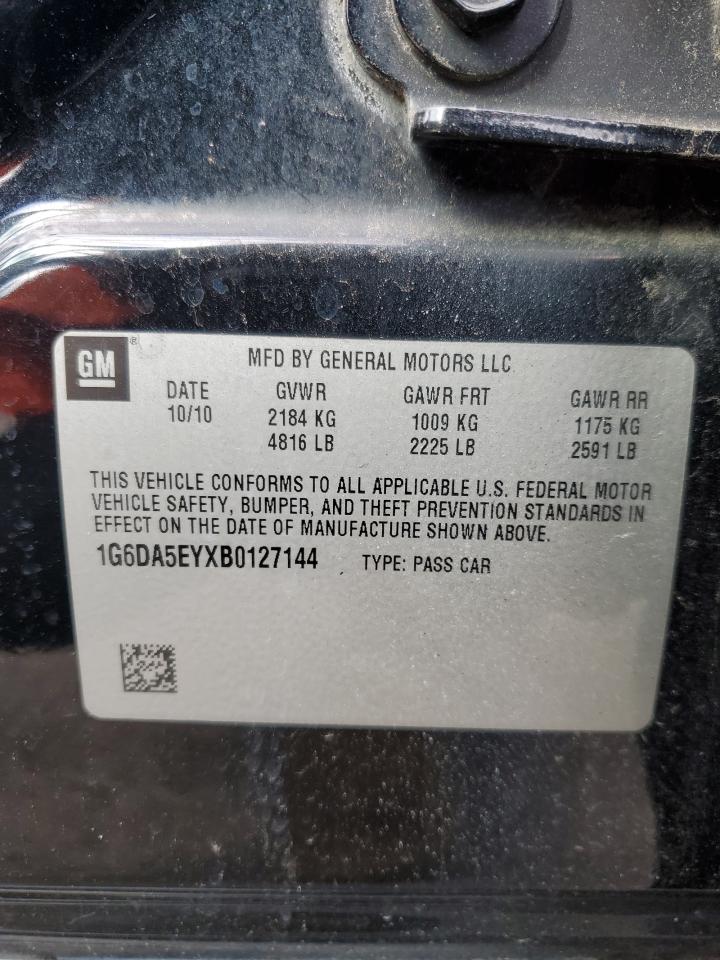 2015 Cadillac Cts VIN: 1G6DA5EYXB0127144 Lot: 43891304