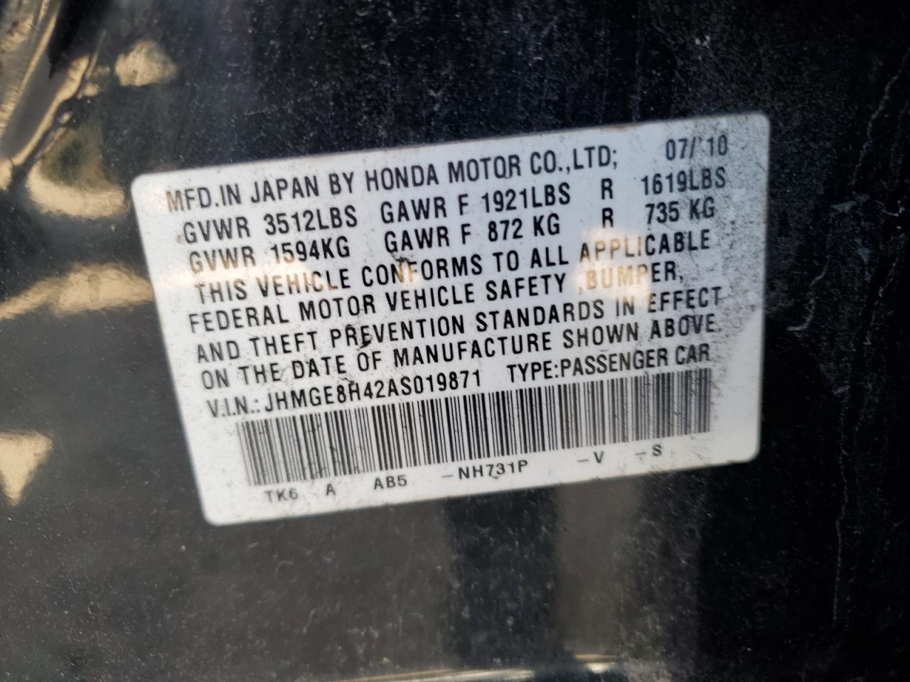 2010 Honda Fit - Image 13