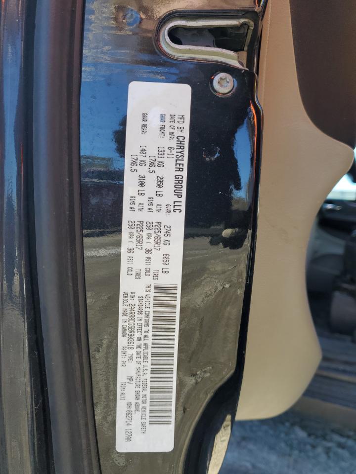 2011 Chrysler Town & Country Touring L VIN: 2A4RR8DG5BR803618 Lot: 42532694