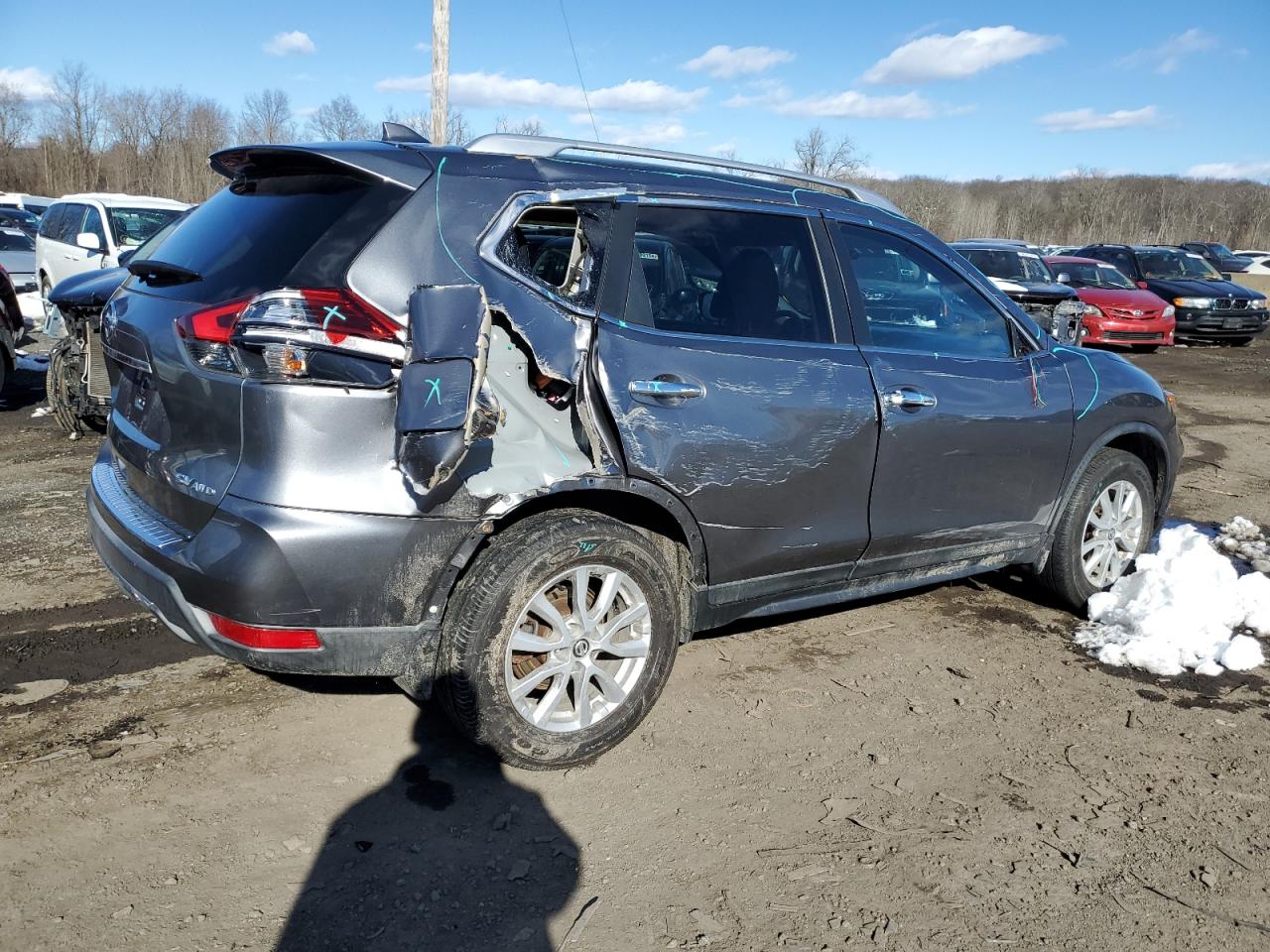 2017 Nissan Rogue S VIN: KNMAT2MV0HP515757 Lot: 41543754