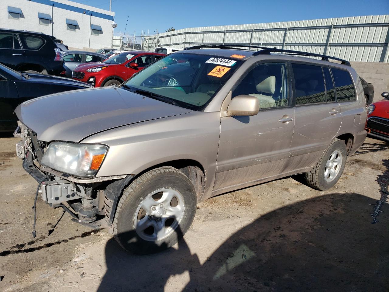 2007 Toyota Highlander VIN: JTEDD21AX70166511 Lot: 40024444