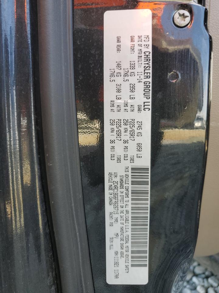 2015 Chrysler Town & Country Touring VIN: 2C4RC1BG6FR626715 Lot: 45116774