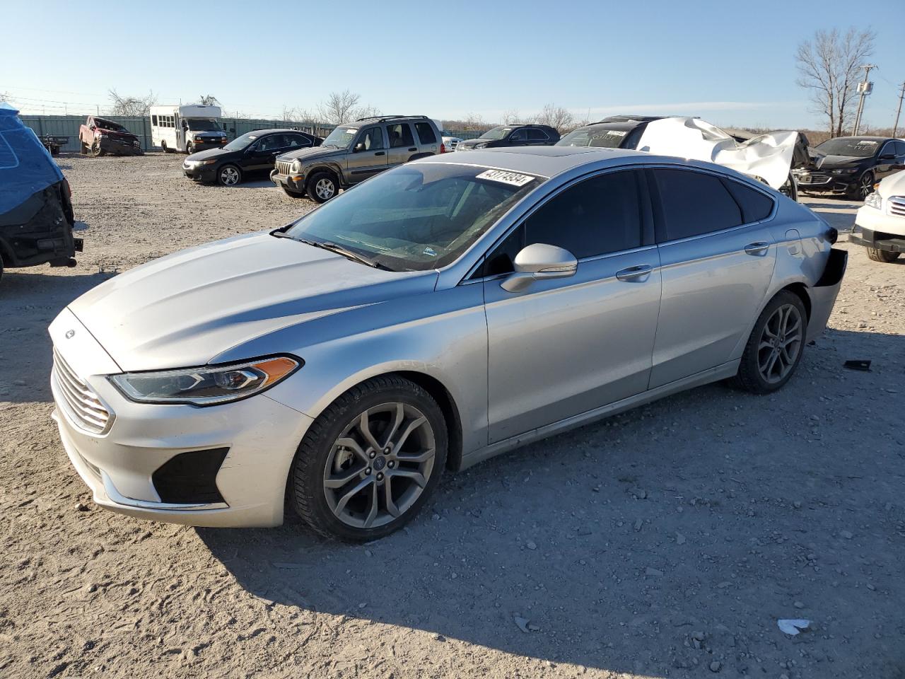 2019 Ford Fusion Sel VIN: 3FA6P0CDXKR237561 Lot: 43174934