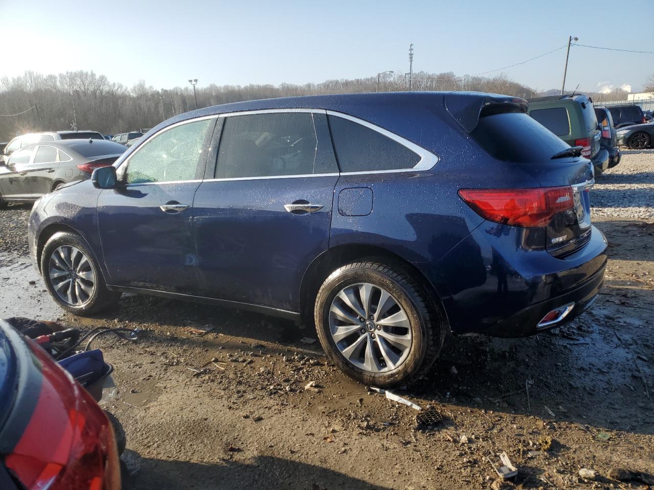 2014 Acura Mdx Technology VIN: 5FRYD4H44EB025822 Lot: 41168204