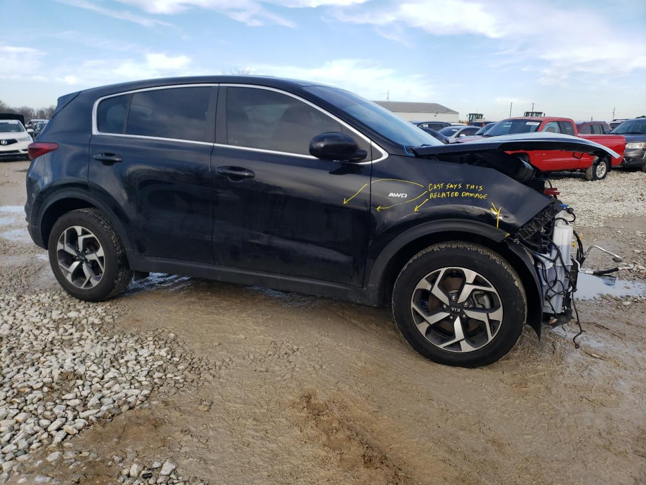 2021 Kia Sportage Lx VIN: KNDPMCAC0M7927302 Lot: 40531704