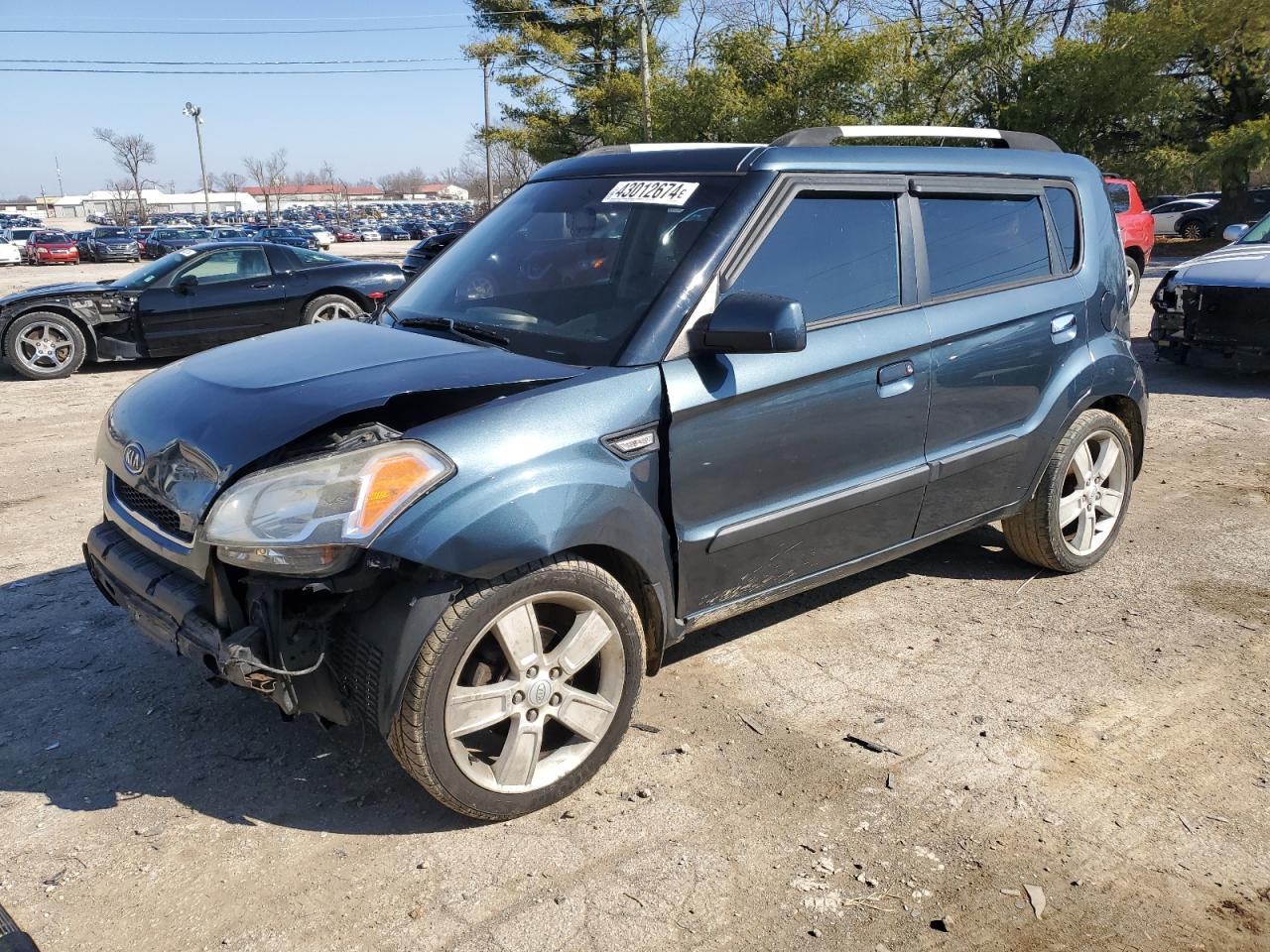 2010 Kia Soul + VIN: KNDJT2A21A7055105 Lot: 43012674