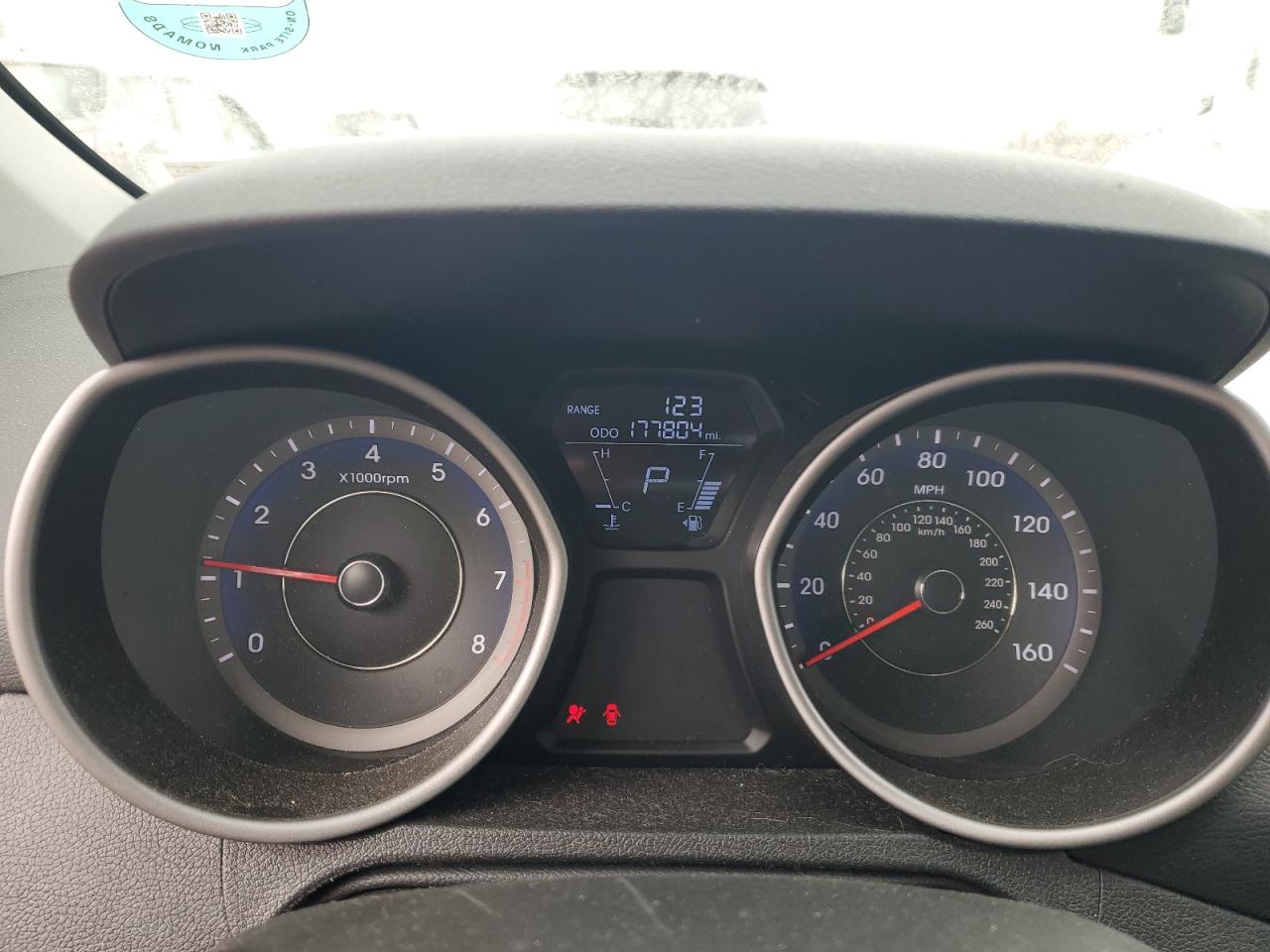 2013 Hyundai Elantra Gls VIN: KMHDH4AE8DU581608 Lot: 41930134