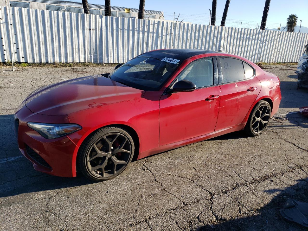 2020 Alfa Romeo Giulia VIN: ZARFAMAN7L7637283 Lot: 42448814