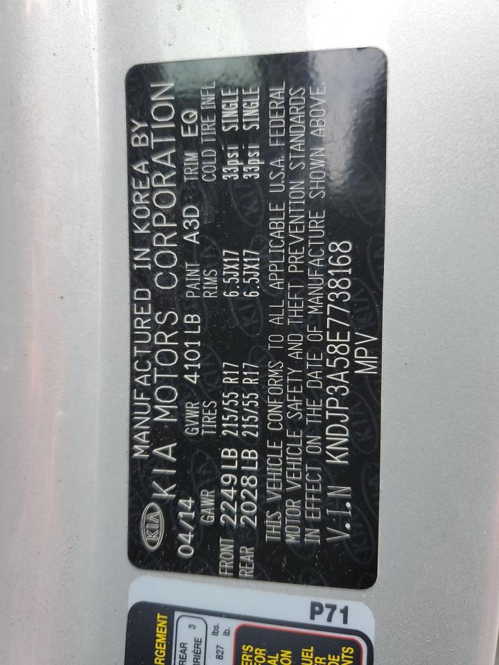 KNDJP3A58E7738168 2014 Kia Soul +