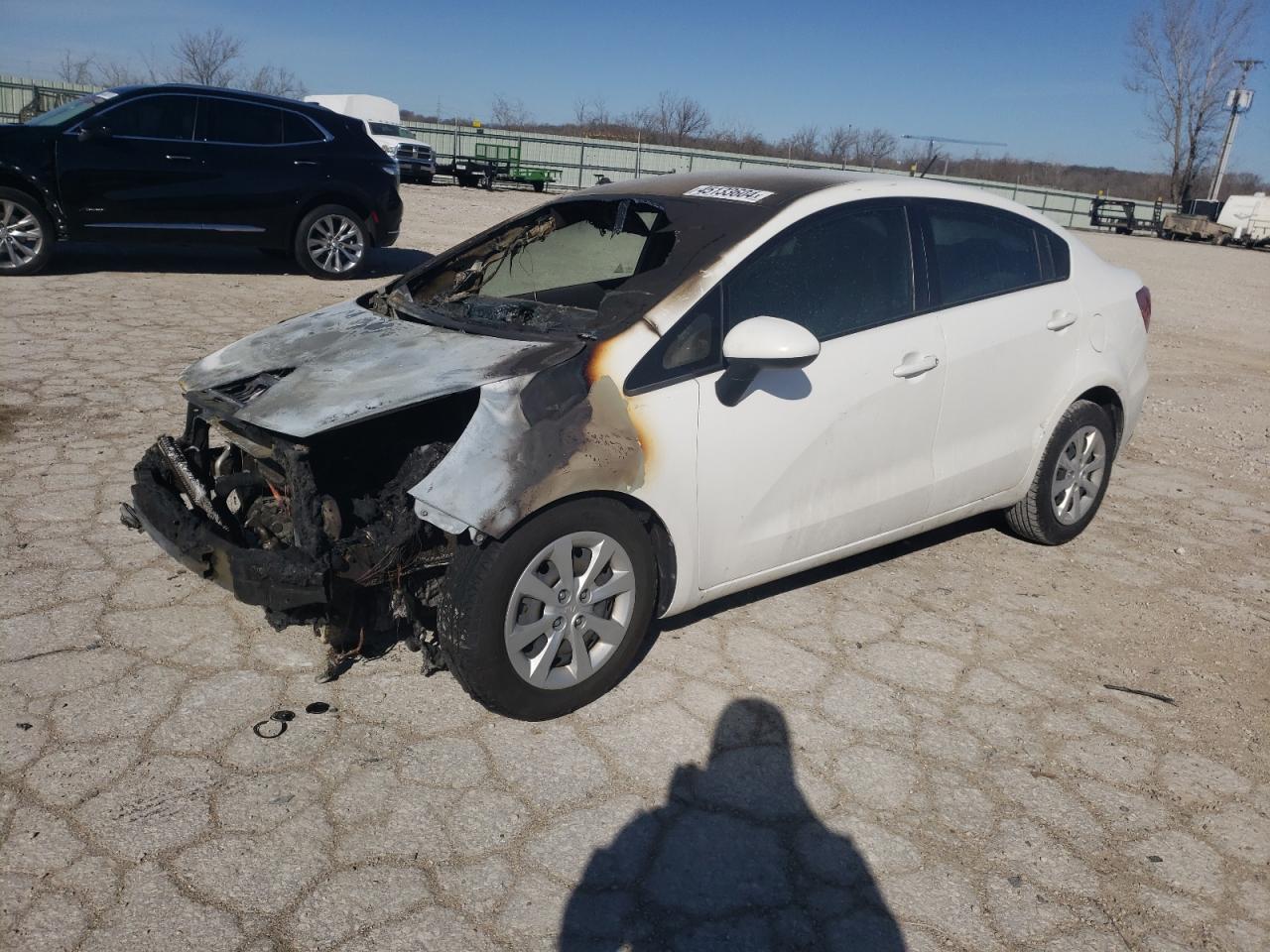 2016 Kia Rio Lx en Venta en Kansas City, KS - Burn