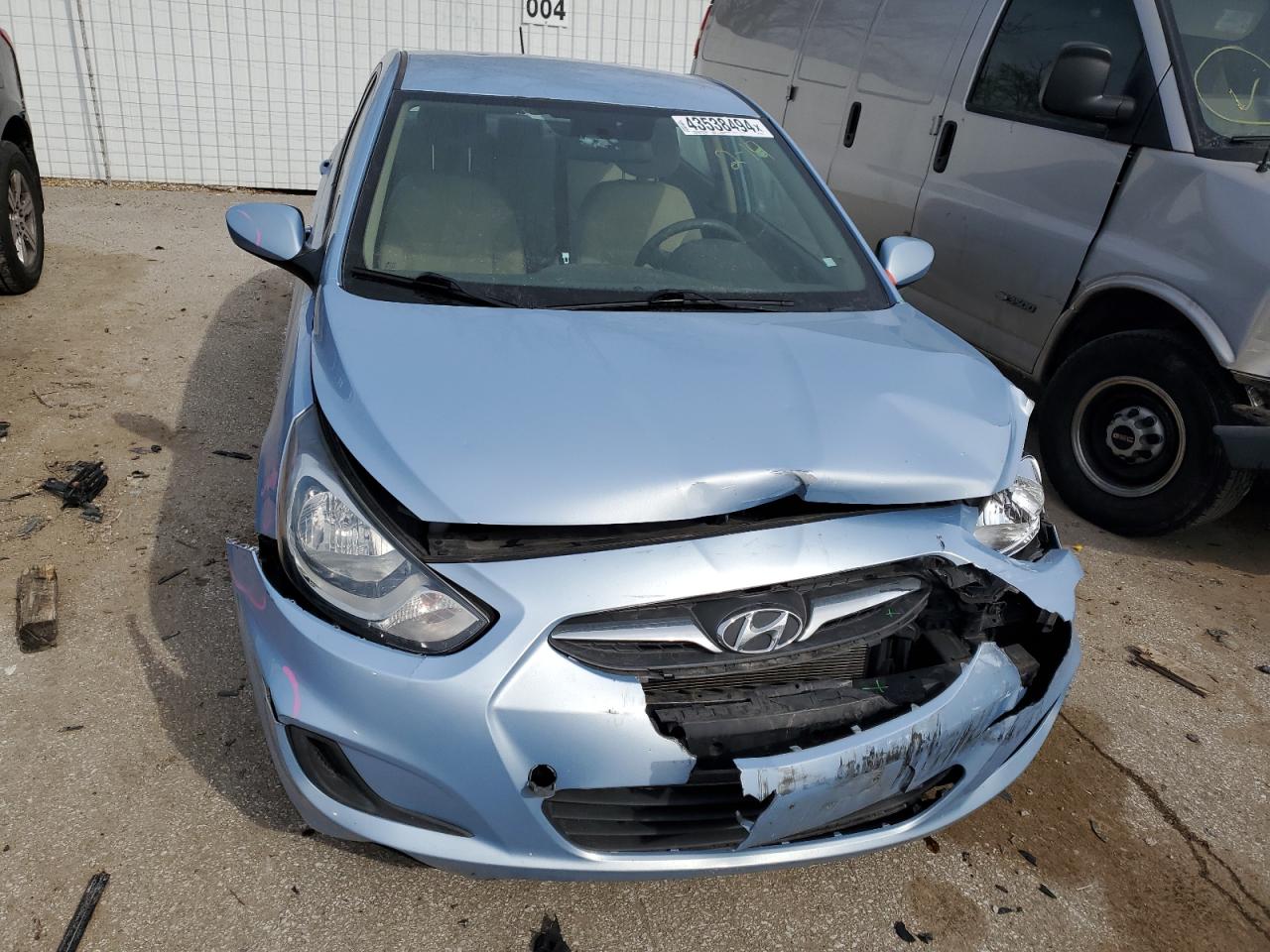 2014 Hyundai Accent Gls VIN: KMHCT4AEXEU633946 Lot: 43538494