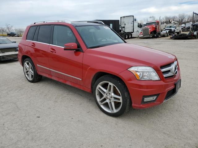  MERCEDES-BENZ GLK-CLASS 2012 Червоний