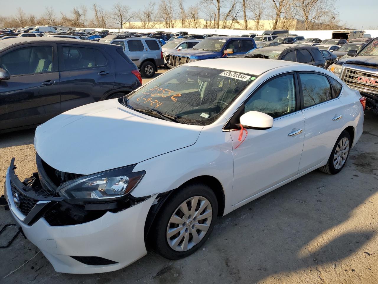 2018 Nissan Sentra S VIN: 3N1AB7APXJY294343 Lot: 42678354