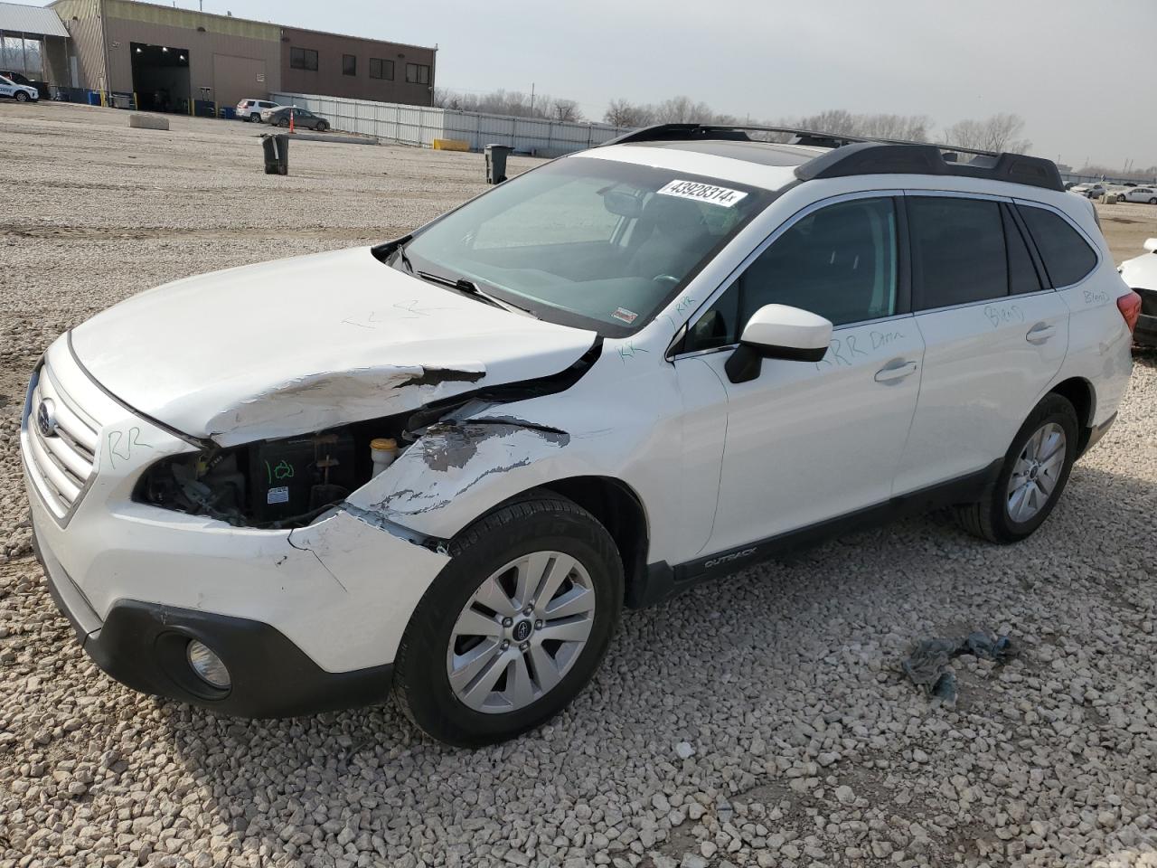 2017 Subaru Outback 2.5I Premium VIN: 4S4BSADC9H3296719 Lot: 43928314