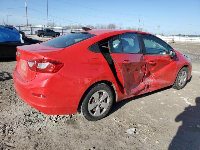 Седани CHEVROLET CRUZE 2016 Червоний