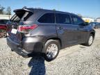 2015 Toyota Highlander Le продається в Loganville, GA - Rear End