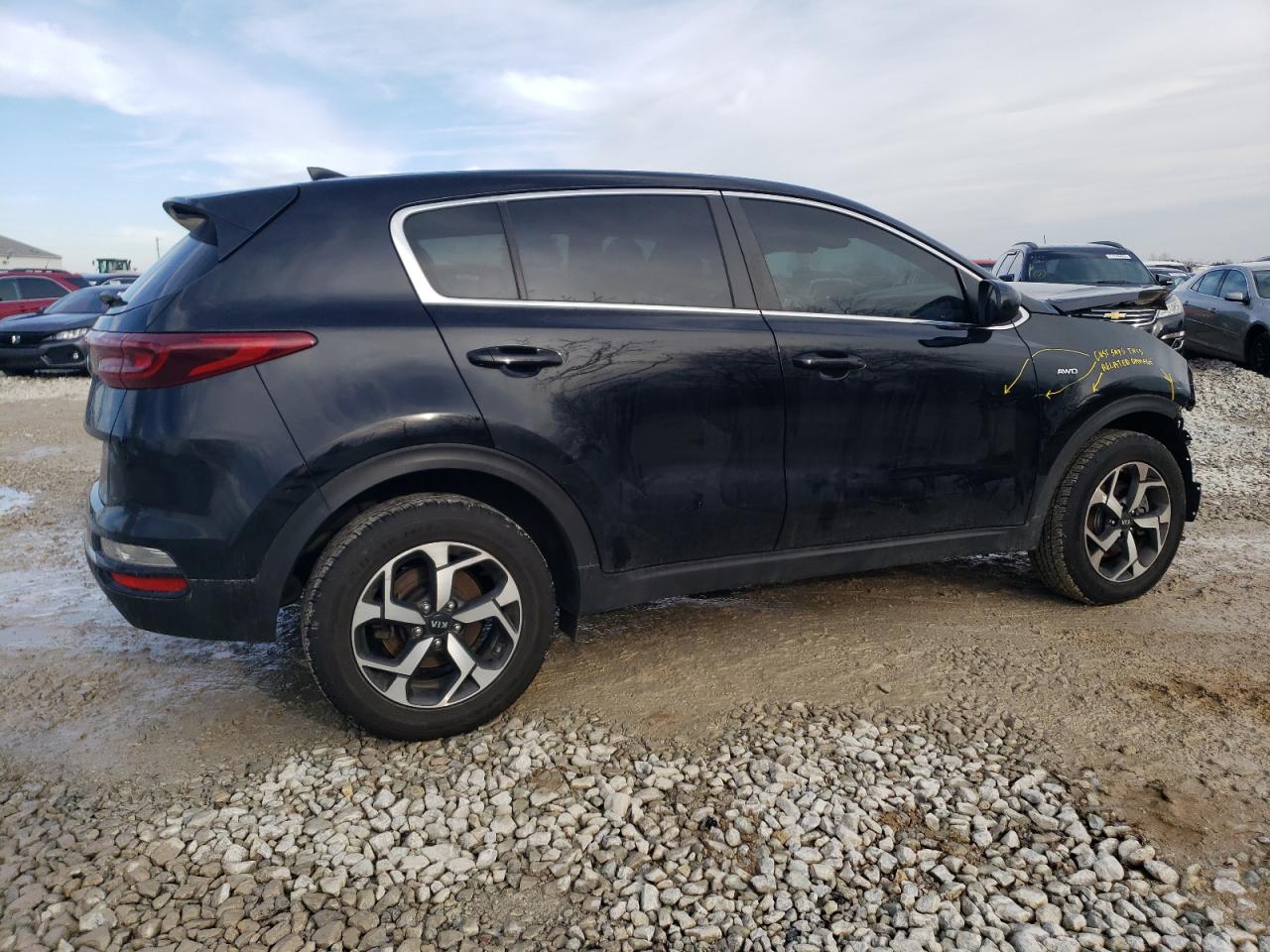 2021 Kia Sportage Lx VIN: KNDPMCAC0M7927302 Lot: 40531704