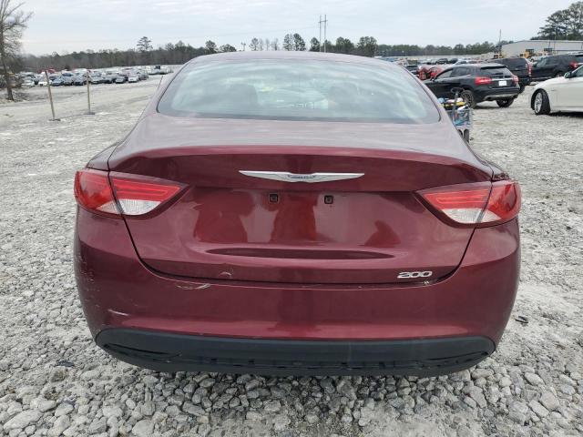  CHRYSLER 200 2016 Бургунді