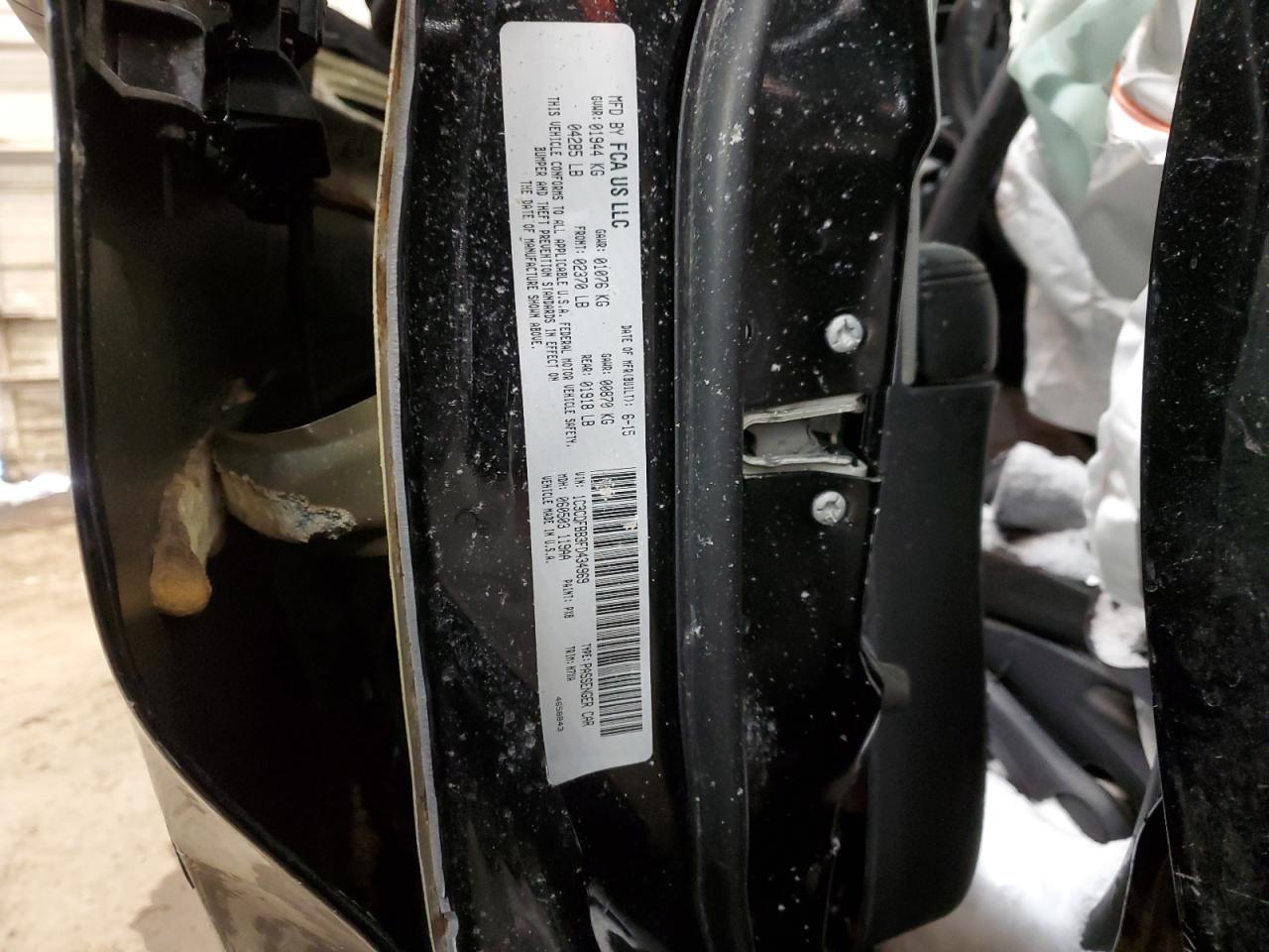 2015 Dodge Dart Sxt VIN: 1C3CDFBB3FD434969 Lot: 42270554