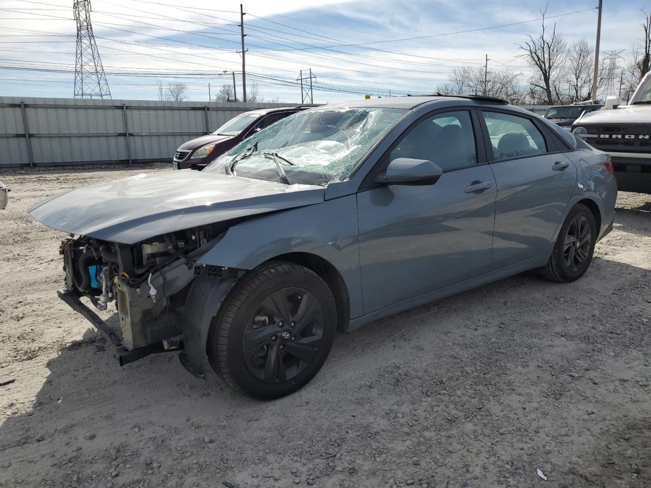 2022 Hyundai Elantra Sel VIN: KMHLM4AG7NU256264 Lot: 40578894