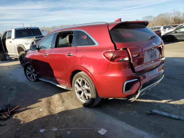  KIA SORENTO 2019 Red