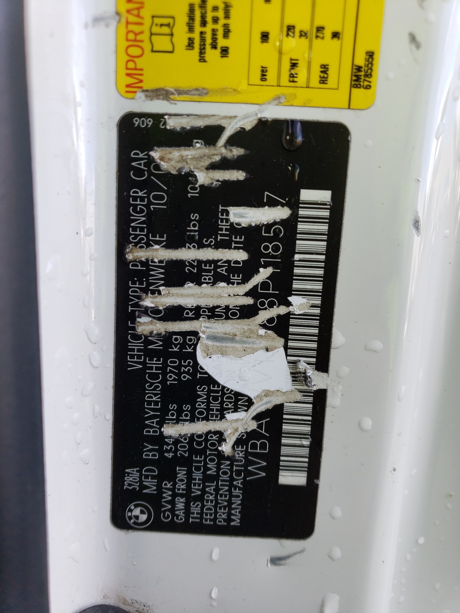 WBAWV13588P118547 2008 BMW 328 I Sulev