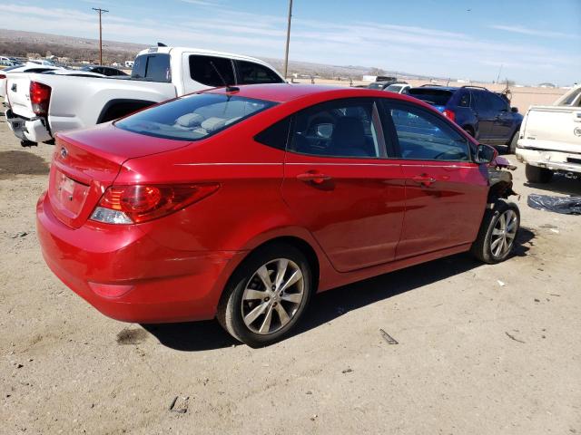  HYUNDAI ACCENT 2012 Червоний