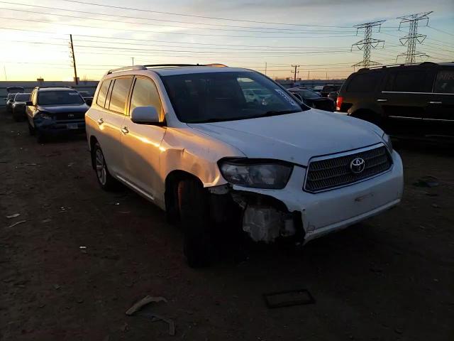 2008 Toyota Highlander Hybrid Limited VIN: JTEEW44A582021193 Lot: 43963464