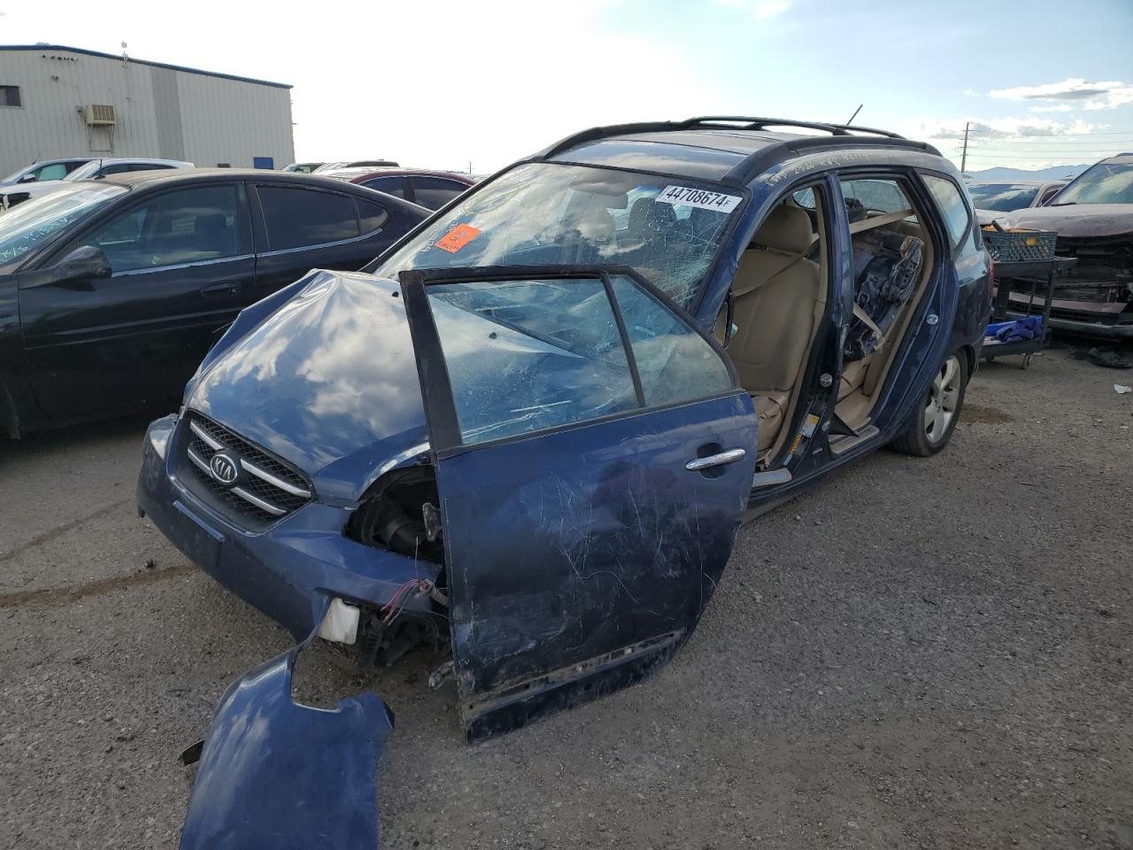 2008 Kia Rondo Lx VIN: KNAFG526387162774 Lot: 44708674