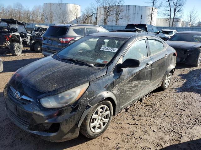 Sedans HYUNDAI ACCENT 2012 Czarny