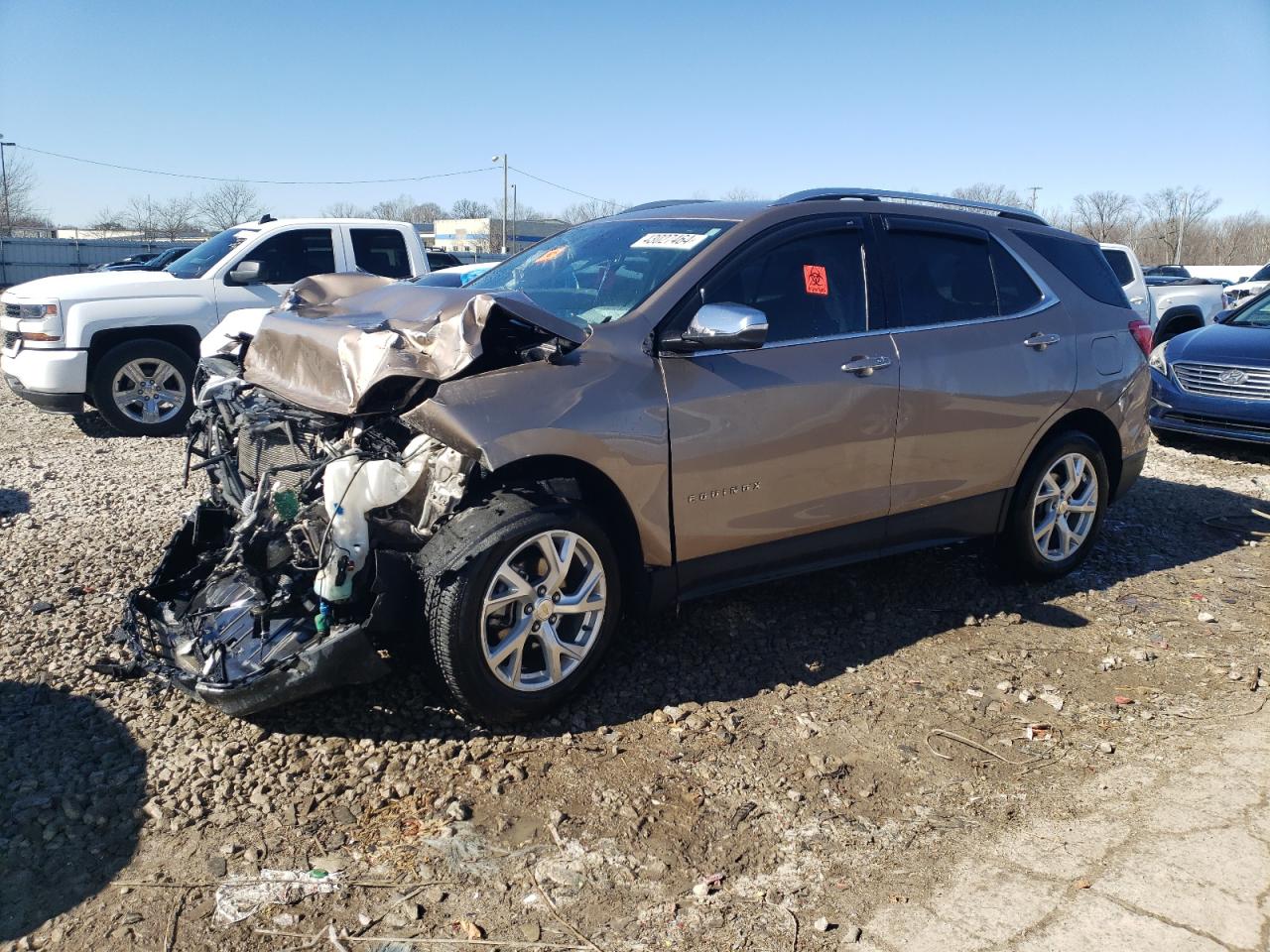 2018 Chevrolet Equinox Premier VIN: 3GNAXVEV4JL338742 Lot: 43027464