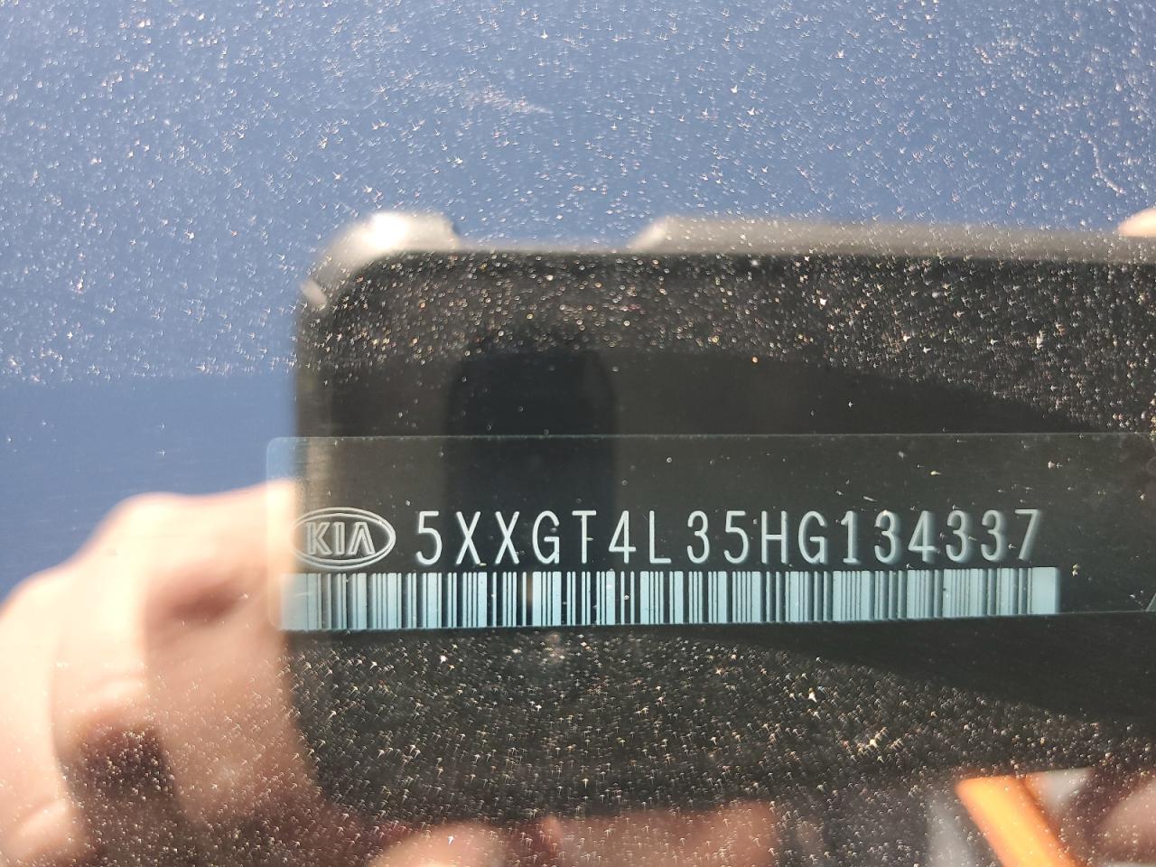 2017 Kia Optima Lx VIN: 5XXGT4L35HG134337 Lot: 72941654