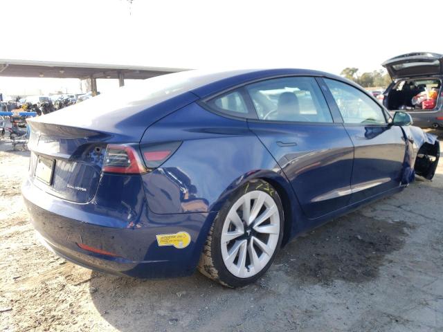  TESLA MODEL 3 2022 Синій