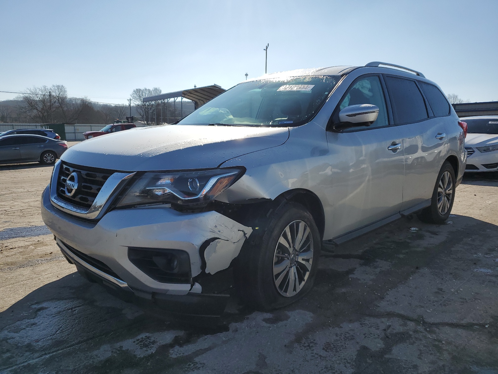 2019 Nissan Pathfinder S vin: 5N1DR2MN6KC618770