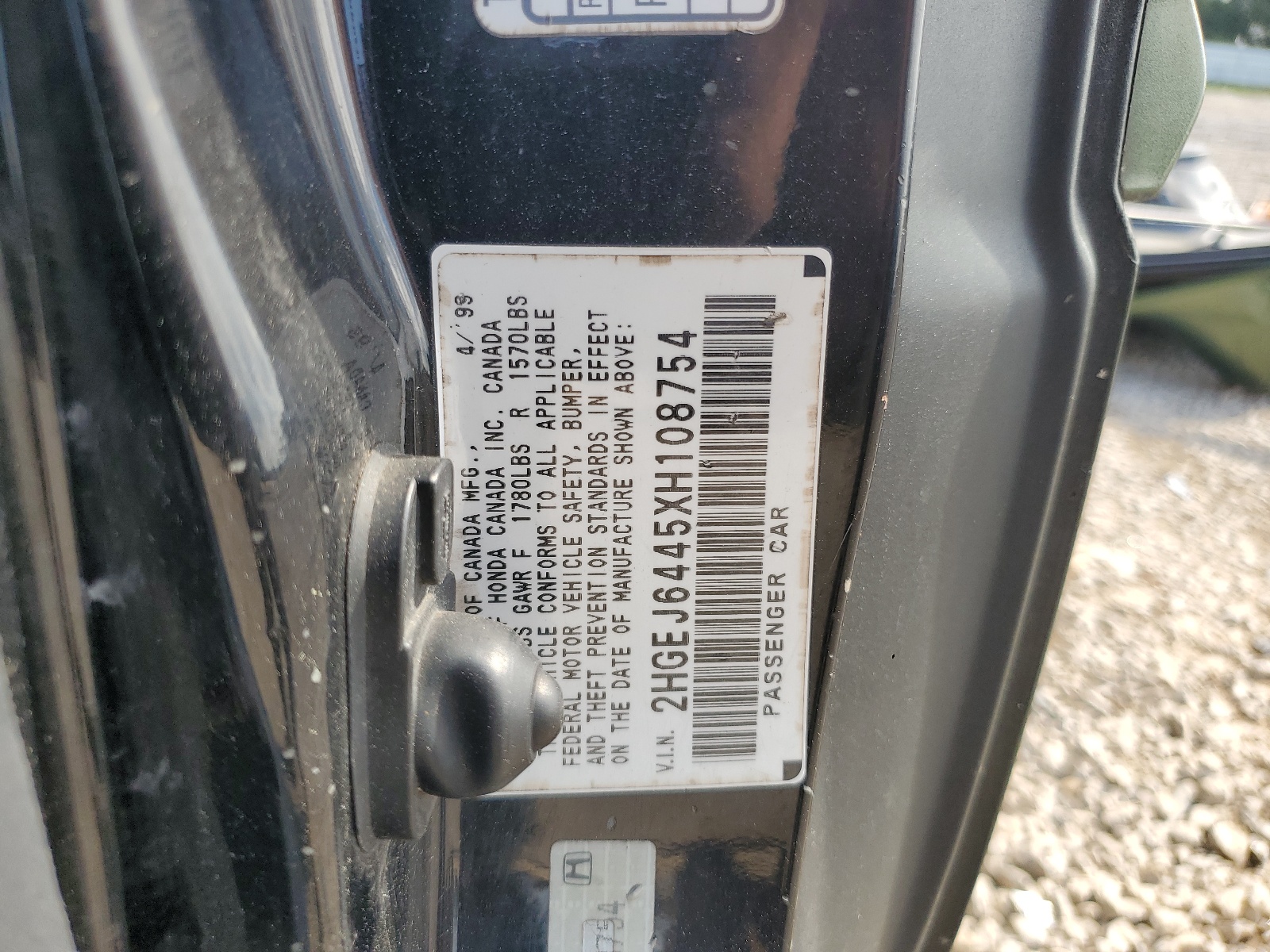 2HGEJ6445XH108754 1999 Honda Civic Dx