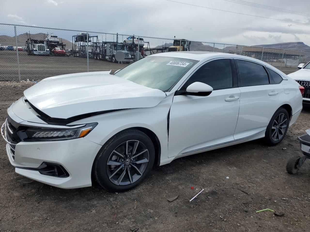 2022 Honda Accord Exl VIN: 1HGCV1F50NA057602 Lot: 40806734