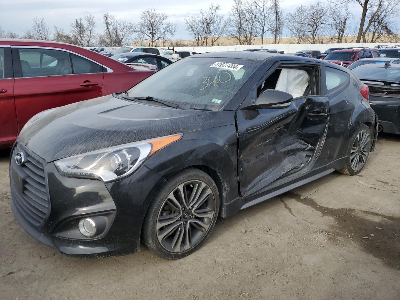 2016 Hyundai Veloster Turbo VIN: KMHTC6AE2GU266264 Lot: 41637404
