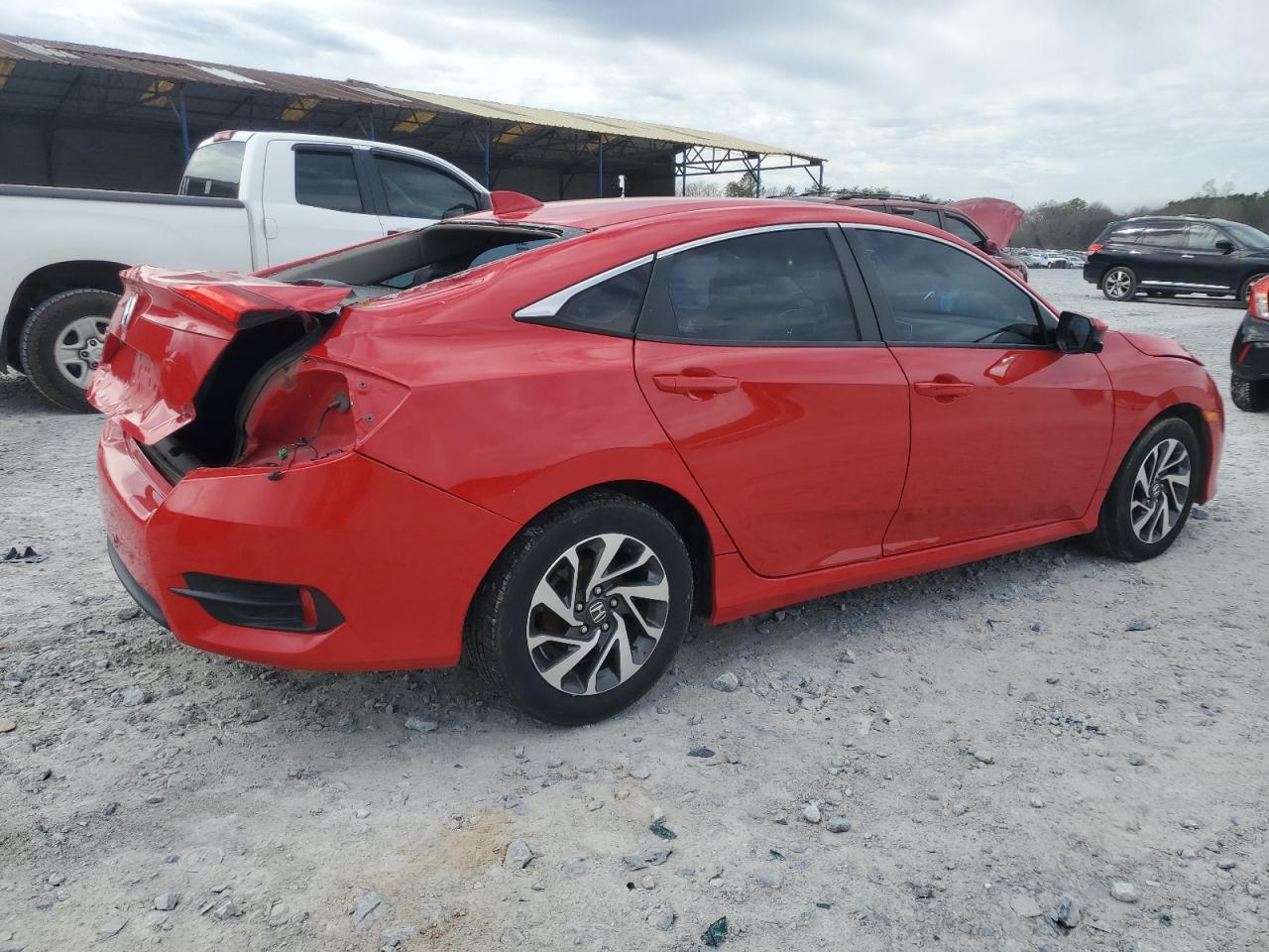 2017 Honda Civic Ex VIN: 2HGFC2F73HH520820 Lot: 44549954