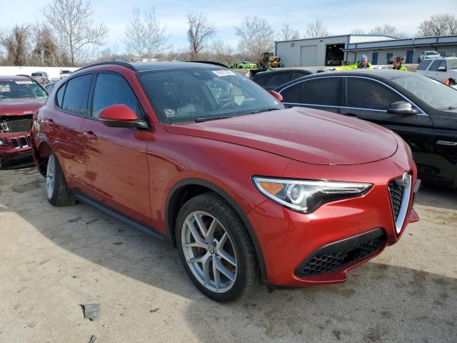  ALFA ROMEO STELVIO 2018 Красный