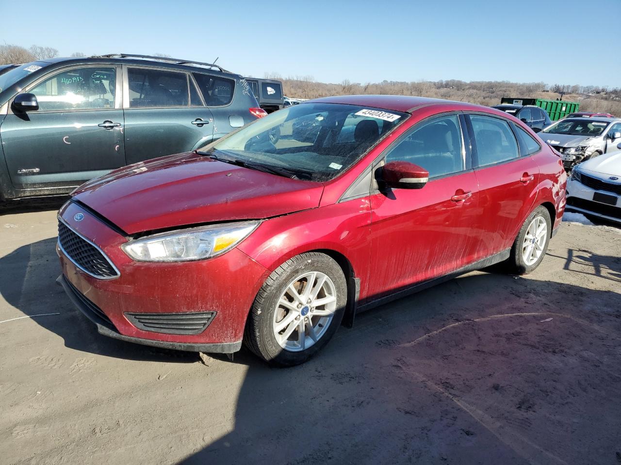 2016 Ford Focus Se VIN: 1FADP3F21GL211388 Lot: 43400374