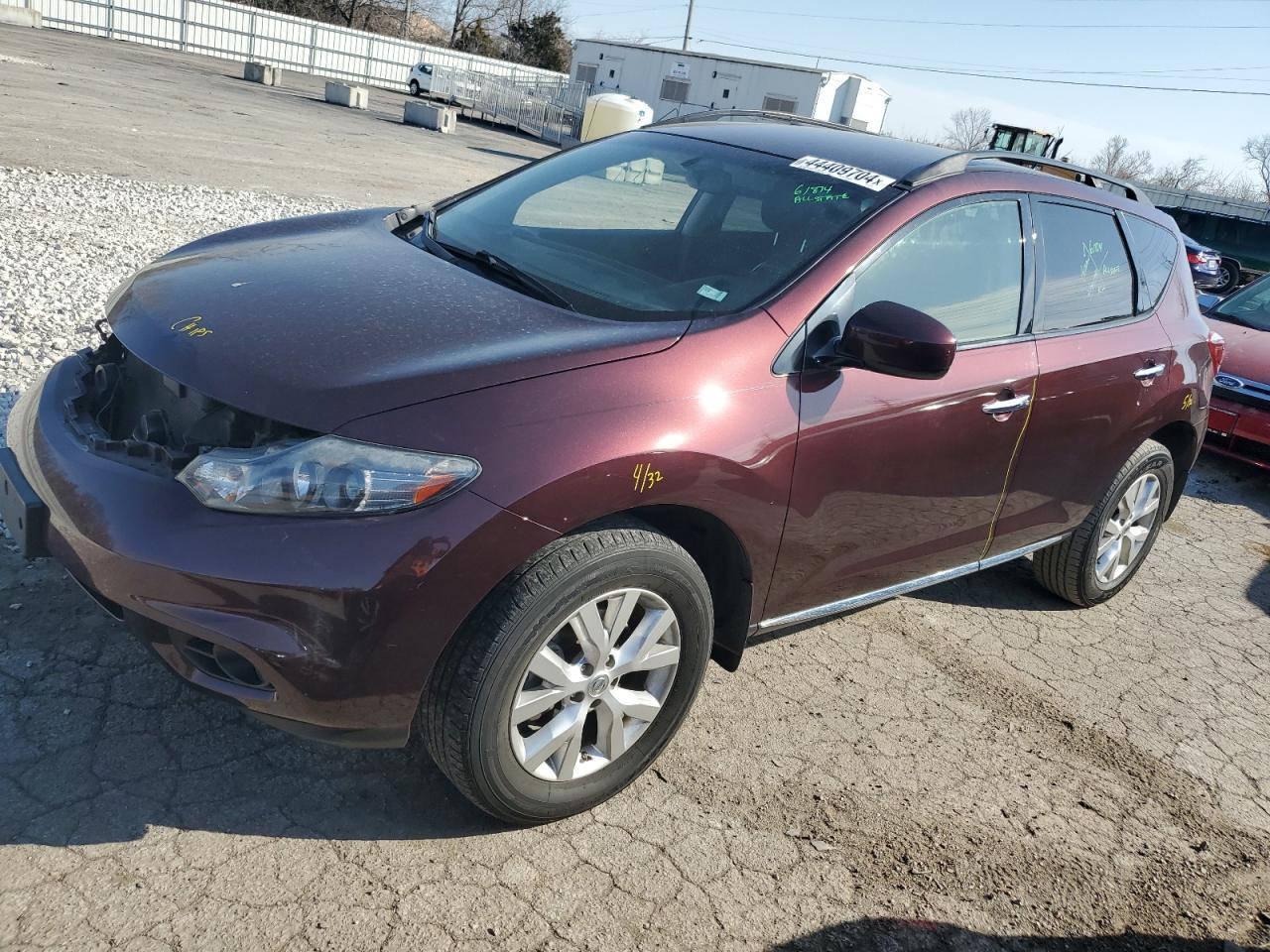 2014 Nissan Murano S VIN: JN8AZ1MUXEW418975 Lot: 44409704