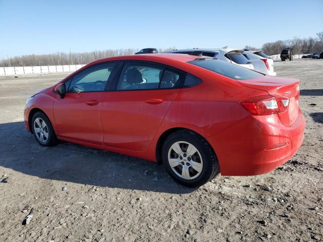 Седани CHEVROLET CRUZE 2016 Червоний