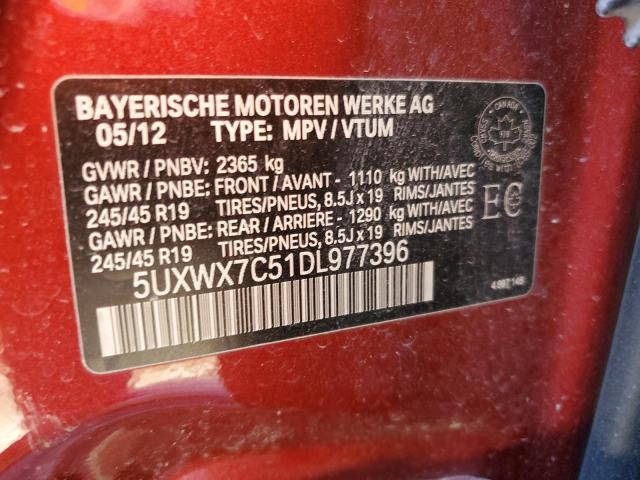 2013 BMW X3 XDRIVE35I