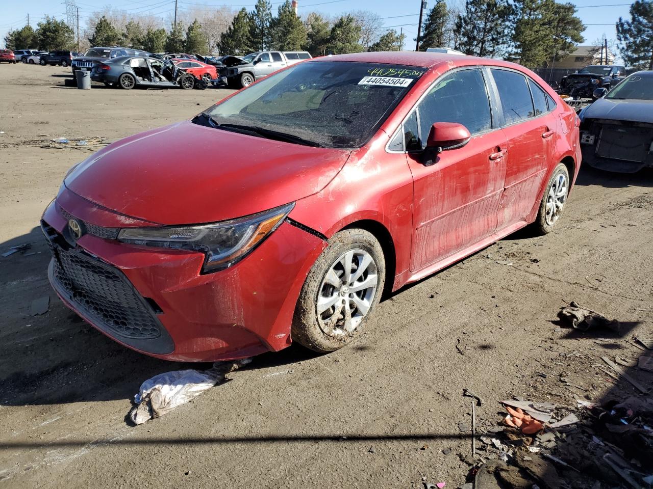 2020 Toyota Corolla Le VIN: JTDEPRAEXLJ114246 Lot: 44054504