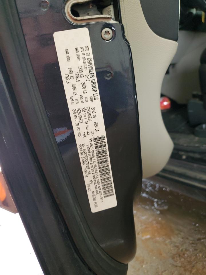 2013 Chrysler Town & Country Touring L VIN: 2C4RC1CGXDR797026 Lot: 44553454