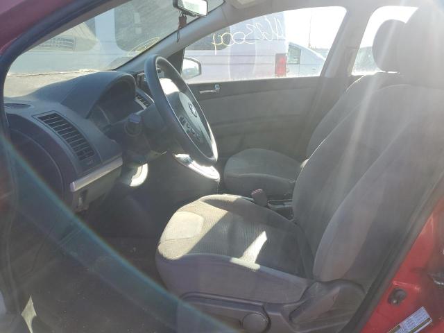  NISSAN SENTRA 2012 Red