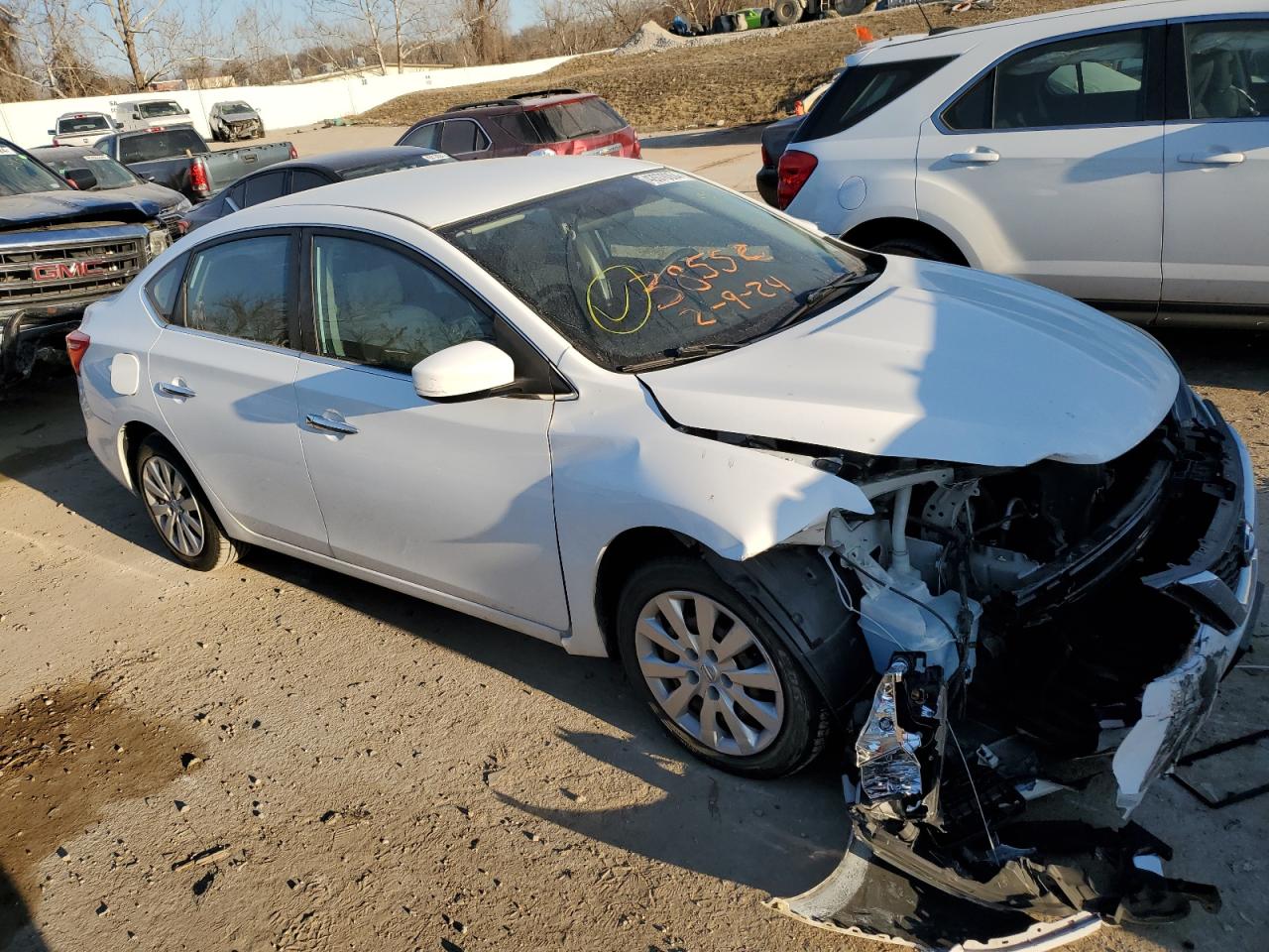 2018 Nissan Sentra S VIN: 3N1AB7APXJY294343 Lot: 42678354