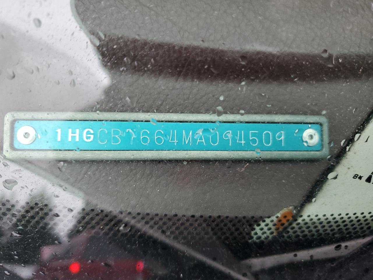 1HGCB7664MA094509 1991 Honda Accord Ex