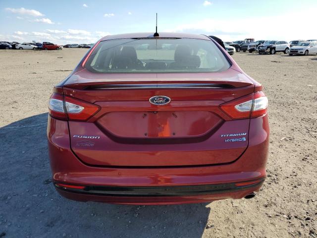  FORD FUSION 2016 Червоний